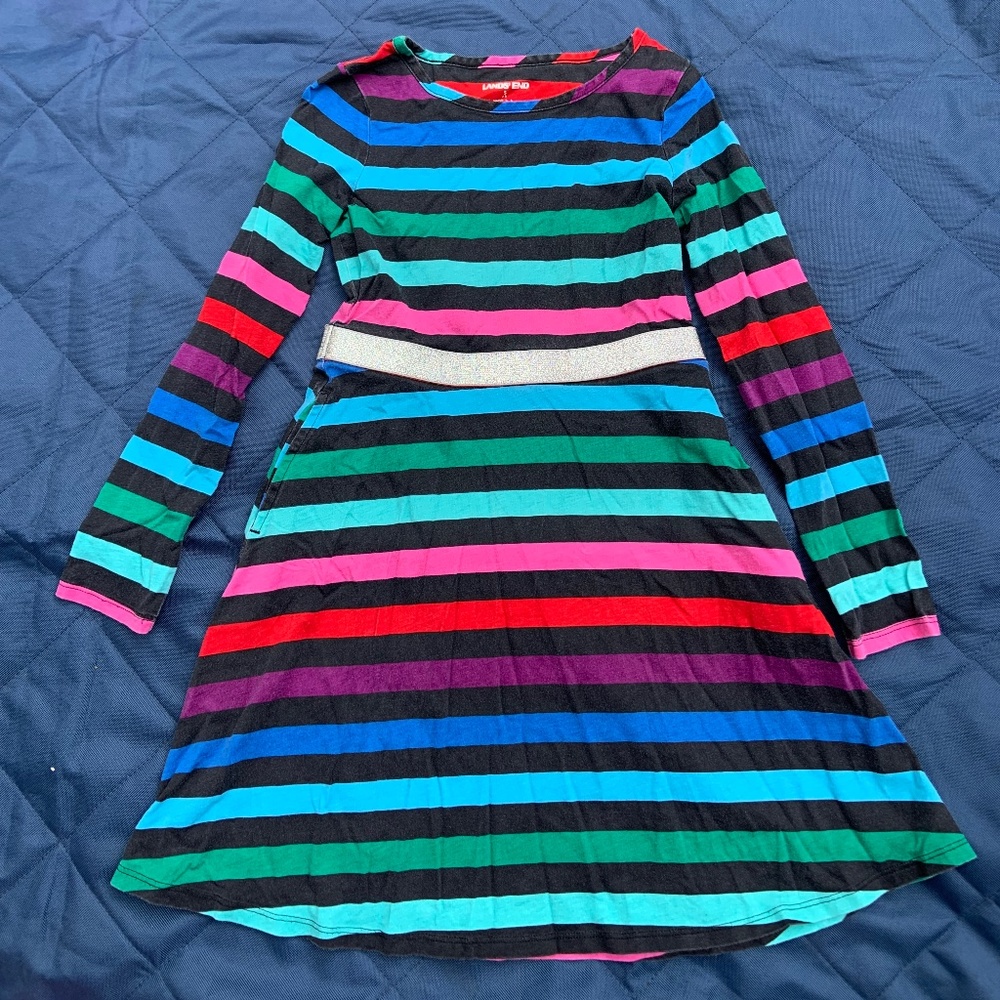 Rainbow twirl dress